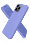 Newface iPhone 12 Pro Max Kılıf First Silikon - Mor