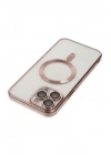 Newface iPhone 13 Pro Kılıf Kross Magneticsafe Kapak - Rose