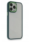 Newface iPhone 13 Pro Max Kılıf Dora Kapak - Haki Yeşil
