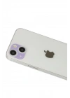 Newface iPhone 13 Rainbow Kamera Lens Koruma Cam - Mor