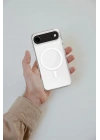 Newface iPhone 17 Air Kılıf Magneticsafe Şeffaf Silikon - Şeffaf