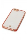 Newface iPhone 6 Kılıf Liva Lens Silikon - Kırmızı