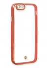 Newface iPhone 6 Kılıf Liva Lens Silikon - Kırmızı