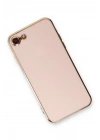 Newface iPhone 7 Kılıf Volet Silikon - Pembe