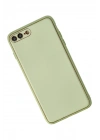 Newface iPhone 7 Plus Kılıf Coco Deri Silikon Kapak - Açık Yeşil