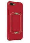 Newface iPhone 7 Plus Kılıf Coco Elit Kapak - Kırmızı