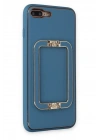 Newface iPhone 7 Plus Kılıf Coco Elit Kapak - Mavi