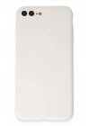 Newface iPhone 7 Plus Kılıf First Silikon - Beyaz