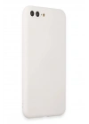 Newface iPhone 7 Plus Kılıf First Silikon - Beyaz