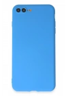 Newface iPhone 7 Plus Kılıf First Silikon - Mavi