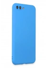 Newface iPhone 7 Plus Kılıf First Silikon - Mavi