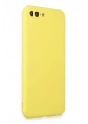Newface iPhone 7 Plus Kılıf First Silikon - Sarı