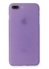 Newface iPhone 7 Plus Kılıf PP Ultra İnce Kapak - Mor