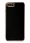 Newface iPhone 7 Plus Kılıf Volet Silikon - Siyah