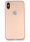 Newface iPhone X Kılıf First Silikon - Rose Gold