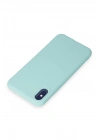 Newface iPhone X Kılıf First Silikon - Turkuaz