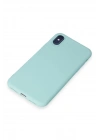Newface iPhone X Kılıf First Silikon - Turkuaz