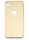 Newface iPhone XR Kılıf First Silikon - Gold