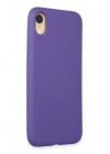Newface iPhone XR Kılıf First Silikon - Mor