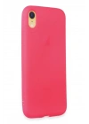 Newface iPhone XR Kılıf First Silikon - Pembe