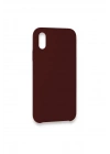 Newface iPhone XS Max Kılıf Lansman Legant Silikon - Bordo