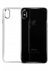 Newface iPhone XS Max Kılıf Lüx Şeffaf Silikon