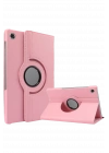 Newface Lenovo Tab M10 TB311FU Kılıf 360 Tablet Deri Kılıf - Pembe