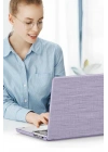 Newface Macbook Air 13.6 Macbook Kumaş Kapak - Mor