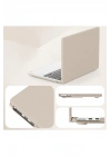 Newface Macbook Air 15 2024 Macbook Deri Kapak - Gold