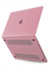 Newface Macbook Pro 13 2021 Macbook Buzlu Kapak - Pembe