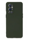 Newface One Plus 9 Pro Kılıf Nano içi Kadife Silikon - Koyu Yeşil