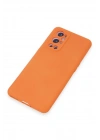 Newface One Plus 9 Pro Kılıf Nano içi Kadife Silikon - Turuncu