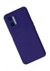 Newface Oppo A96 Kılıf Nano içi Kadife Silikon - Mor