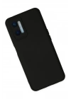 Newface Oppo A96 Kılıf Nano içi Kadife Silikon - Siyah