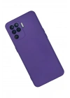 Newface Oppo Reno 5 Lite Kılıf Nano içi Kadife Silikon - Mor