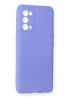 Newface Oppo Reno 5 Pro Kılıf First Silikon - Lila