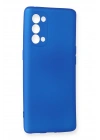Newface Oppo Reno 5 Pro Kılıf First Silikon - Mavi