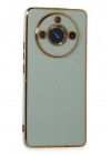 Newface Realme 11 Pro Kılıf Volet Silikon - Açık Yeşil