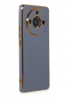 Newface Realme 11 Pro Kılıf Volet Silikon - Mavi