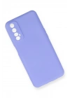 Newface Realme 7 Kılıf First Silikon - Lila