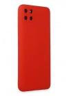 Newface Realme C11 Kılıf Nano içi Kadife Silikon - Kırmızı