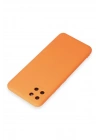 Newface Realme C11 Kılıf Nano içi Kadife Silikon - Turuncu
