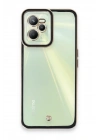 Newface Realme C35 Kılıf Liva Lens Silikon - Siyah