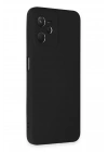 Newface Realme C35 Kılıf Nano içi Kadife Silikon - Siyah