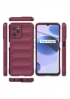 Newface Realme C35 Kılıf Optimum Silikon - Bordo