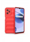 Newface Realme C35 Kılıf Optimum Silikon - Kırmızı