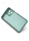 Newface Realme C35 Kılıf Optimum Silikon - Koyu Yeşil