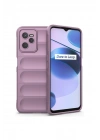 Newface Realme C35 Kılıf Optimum Silikon - Mor