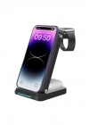 Newface S90 4in1 Kablosuz Şarj Masaüstü Set - Siyah