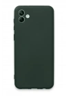 Newface Samsung Galaxy A04E Kılıf First Silikon - Koyu Yeşil